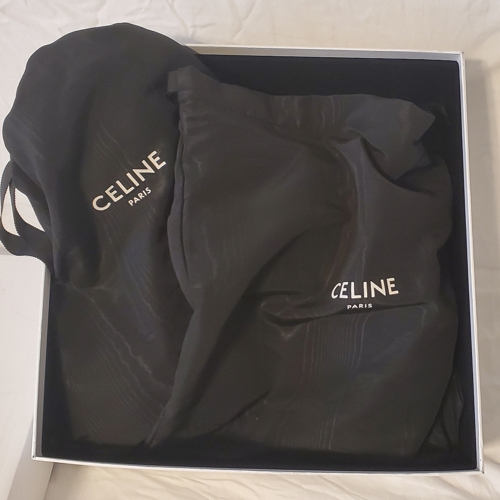 CELINE Lace-Up Combat Platform Boots – Black – Size 10B – NWT – Retail $1,450 - Picture 7 of 8